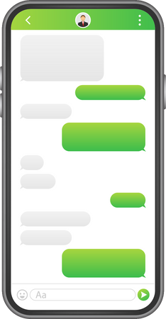 Chat Interface Application with Dialogue window